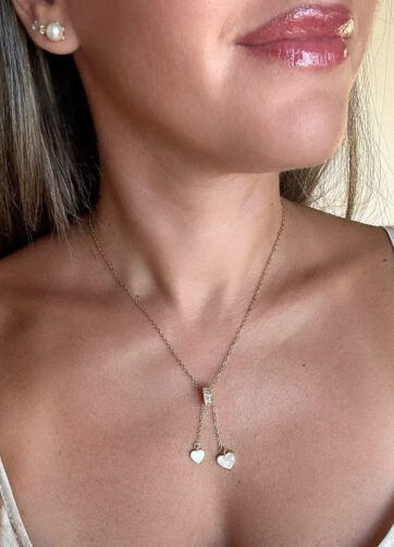 Double Heart Necklace