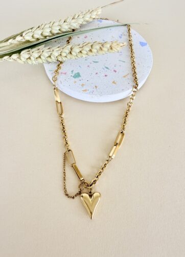 Heartbeat Linkage Necklace