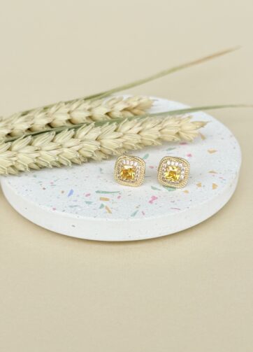 Sunlit Yellow Earrings