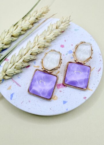 Retro Glam Drop Earrings