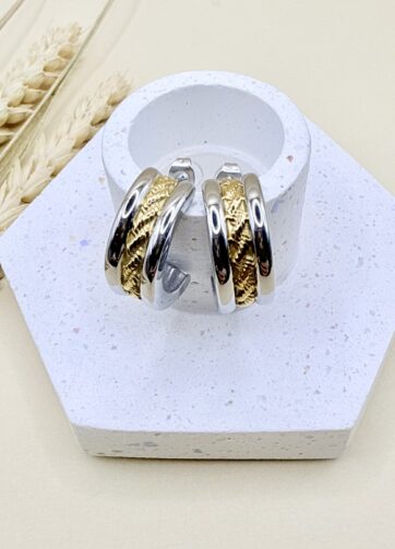 Dual Tone Heritage Hoops