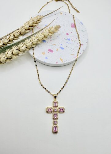 Brilliance Cross-Pink
