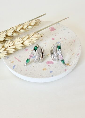 Kaleidoscope Glitz Hoops