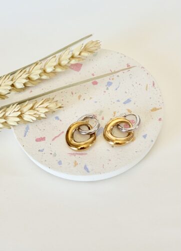 Mixed-Metal Hoops