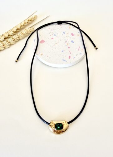 Dynasty Emerald Cord Choker